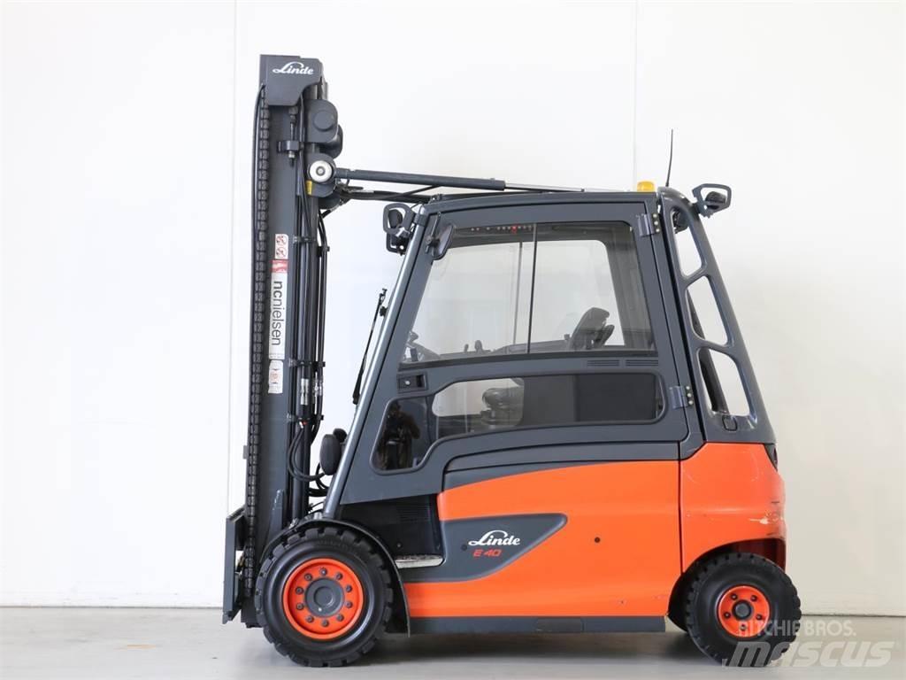 Linde E40/600HL/388 Elektrikli forkliftler