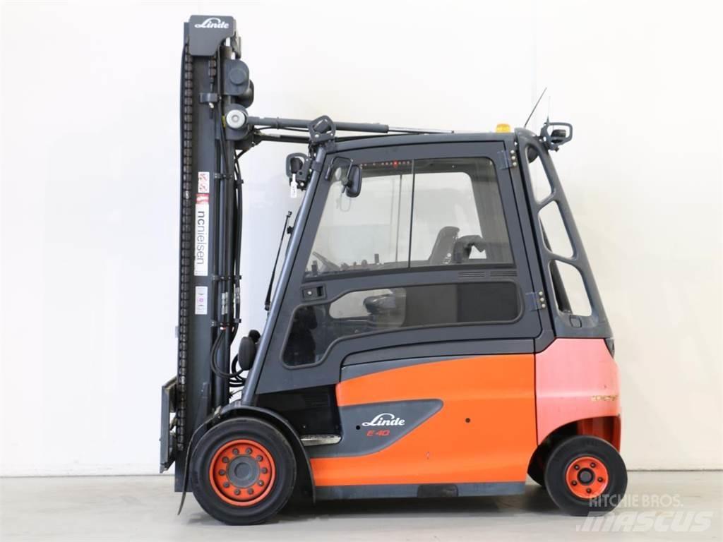 Linde E40/600HL/388 Elektrikli forkliftler