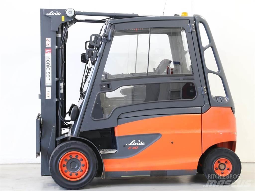 Linde E40/600HL/388 Elektrikli forkliftler