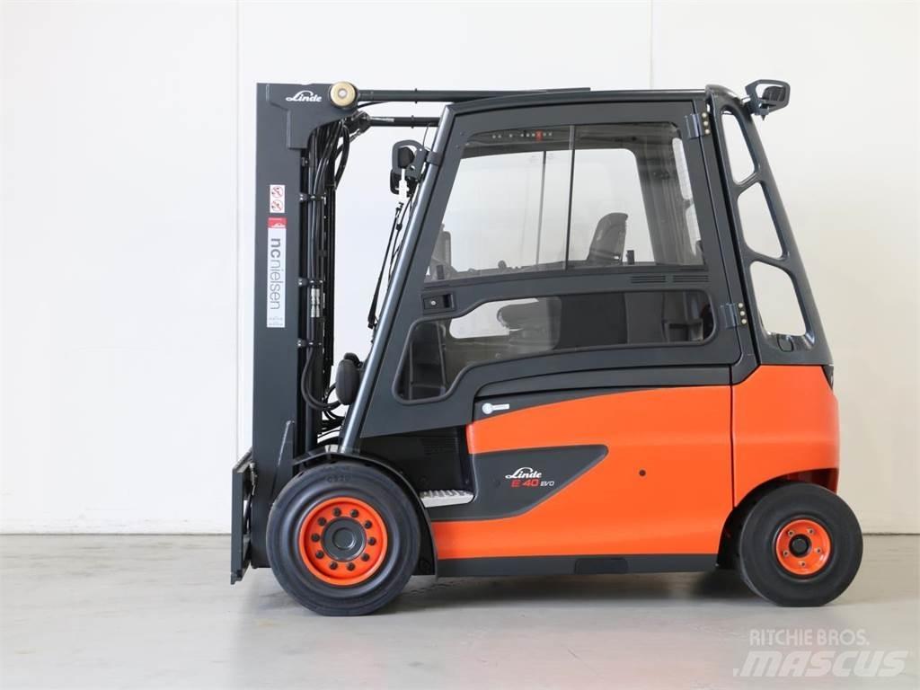Linde E40/600HL/388 Elektrikli forkliftler