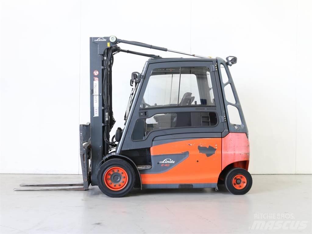 Linde E40/600HL/388 Elektrikli forkliftler