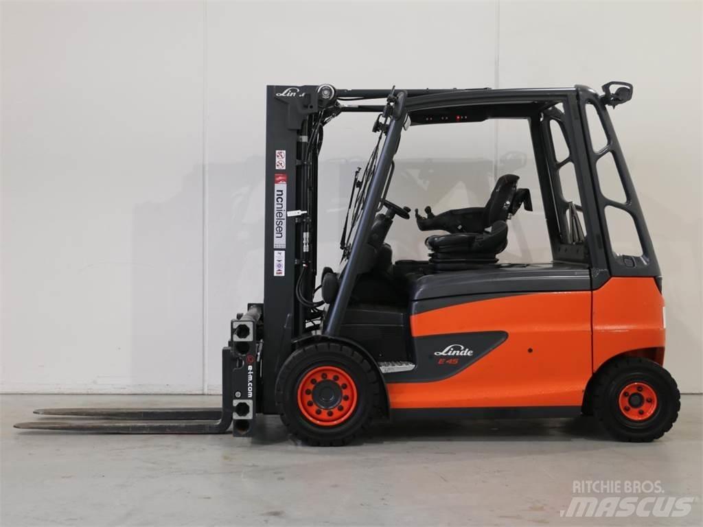 Linde E45/600HL/388 Elektrikli forkliftler
