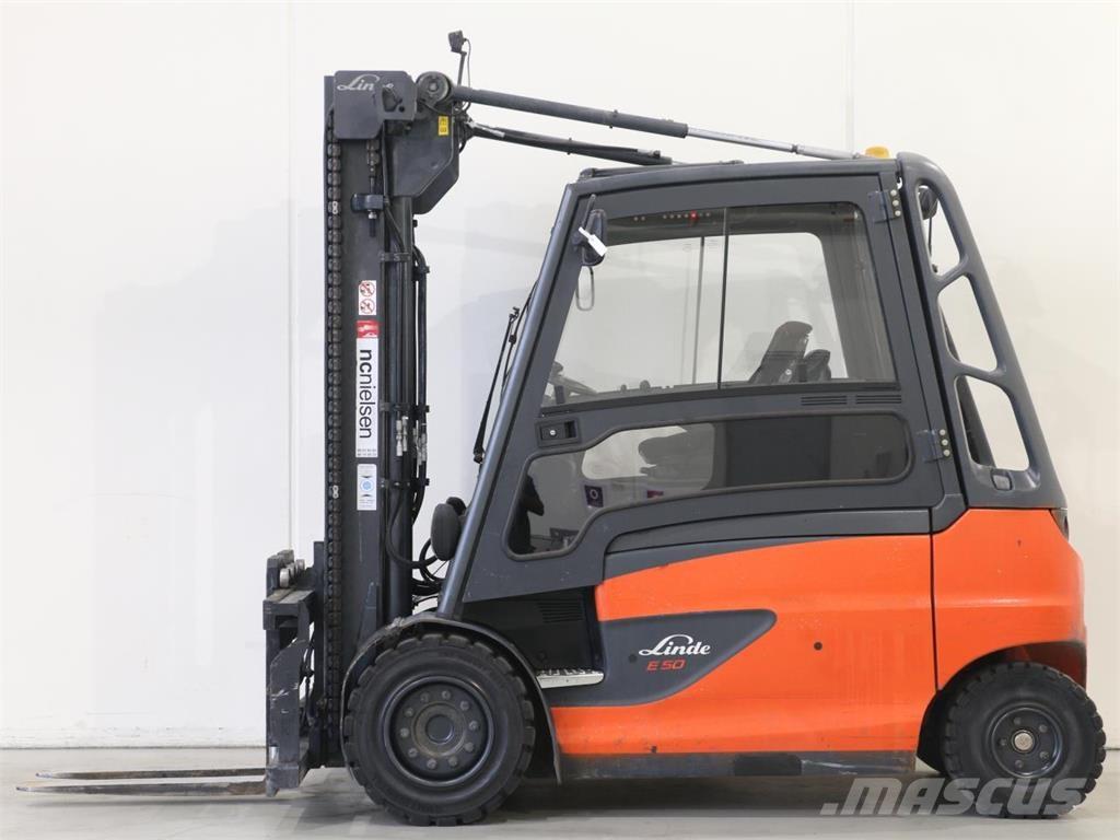 Linde E50/600HL/388 Elektrikli forkliftler