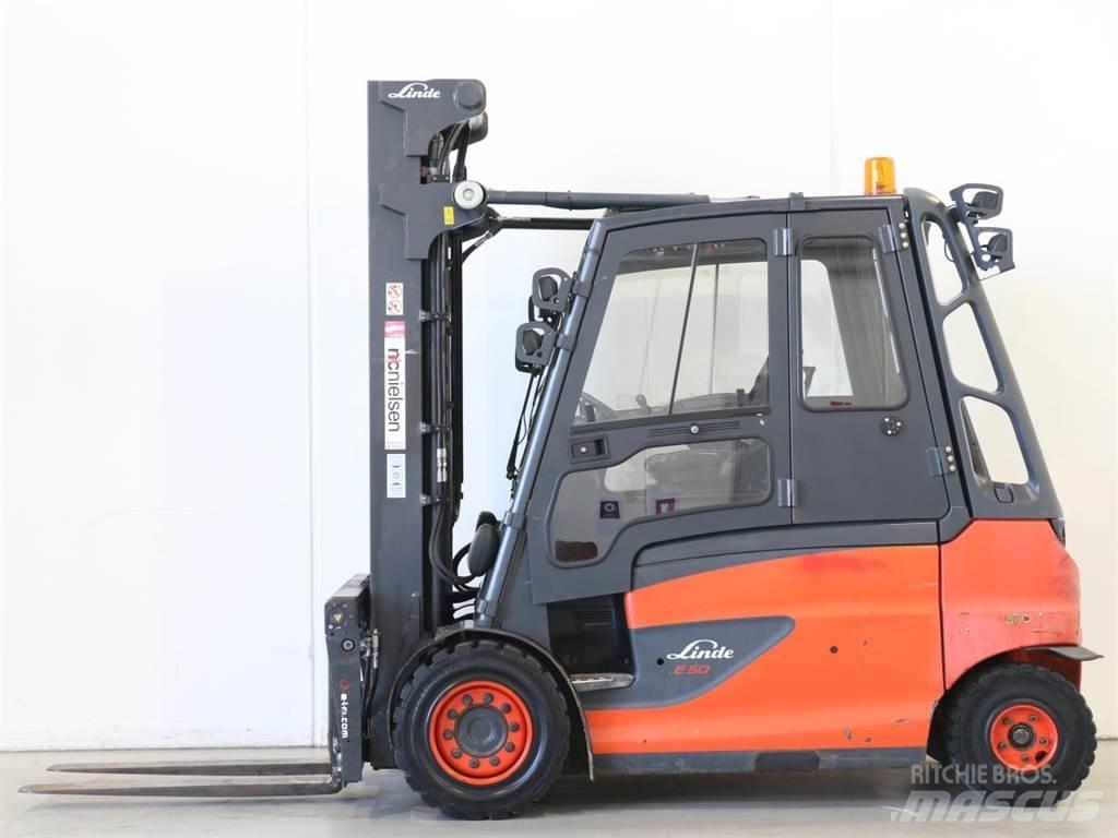 Linde E50/600HL/388 Elektrikli forkliftler