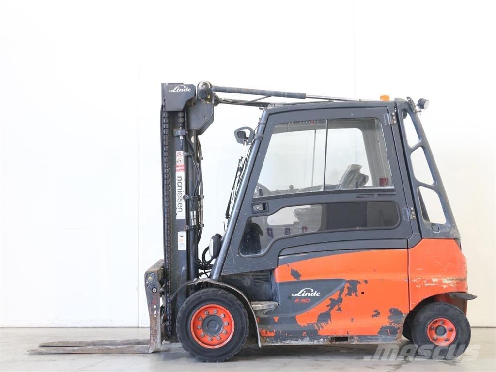 Linde E50/600HL/388 Elektrikli forkliftler
