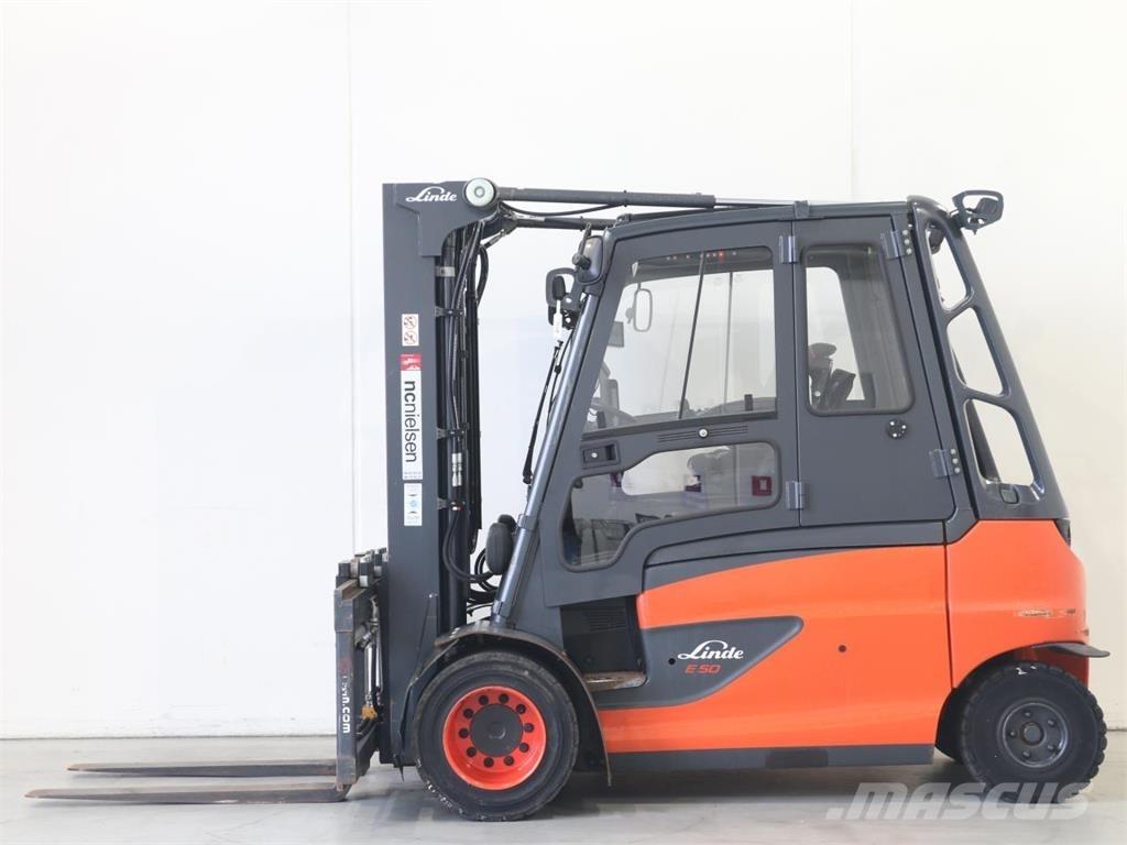 Linde E50/600HL/388 Elektrikli forkliftler