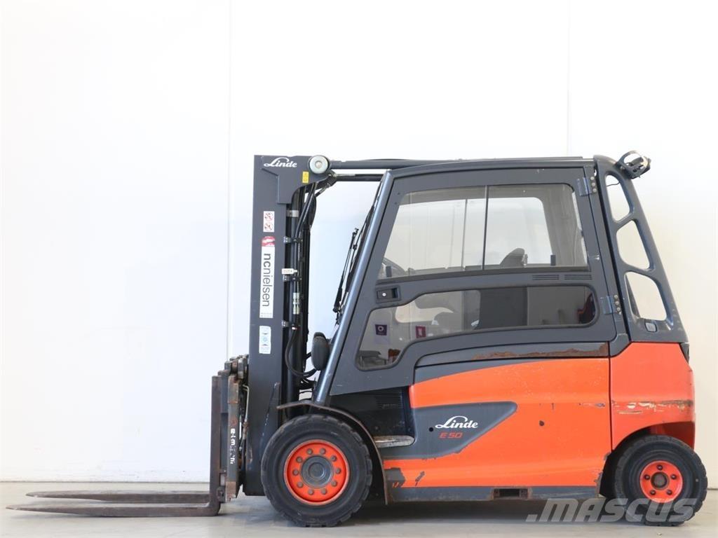 Linde E50L/388 Elektrikli forkliftler