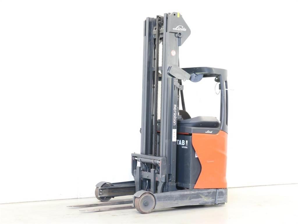 Linde R14-01/1120 Reach truck - depo içi istif araçları
