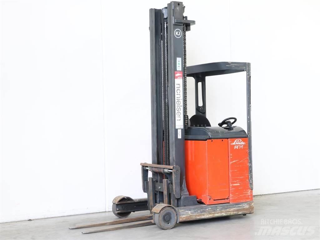 Linde R14/113 Reach truck - depo içi istif araçları