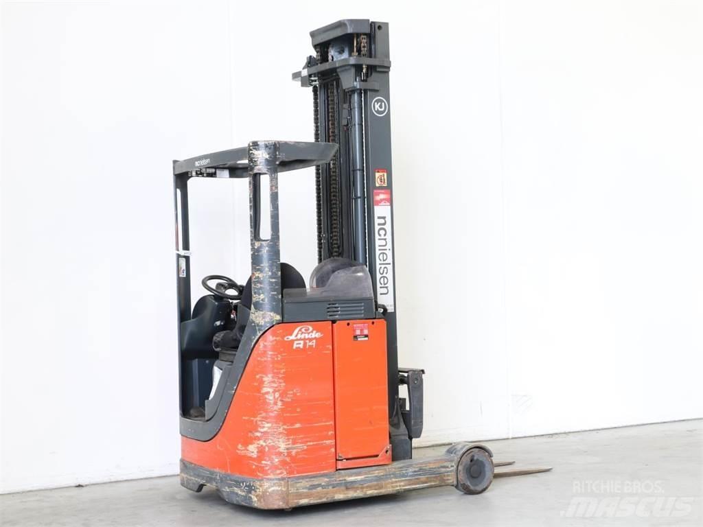 Linde R14/113 Reach truck - depo içi istif araçları