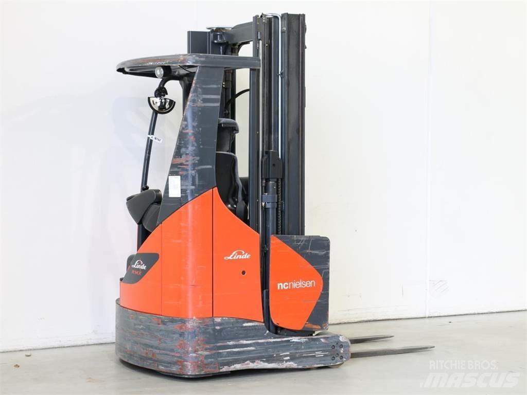 Linde R14X/116 Reach truck - depo içi istif araçları