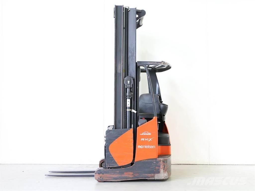 Linde R14X/116-02 Reach truck - depo içi istif araçları