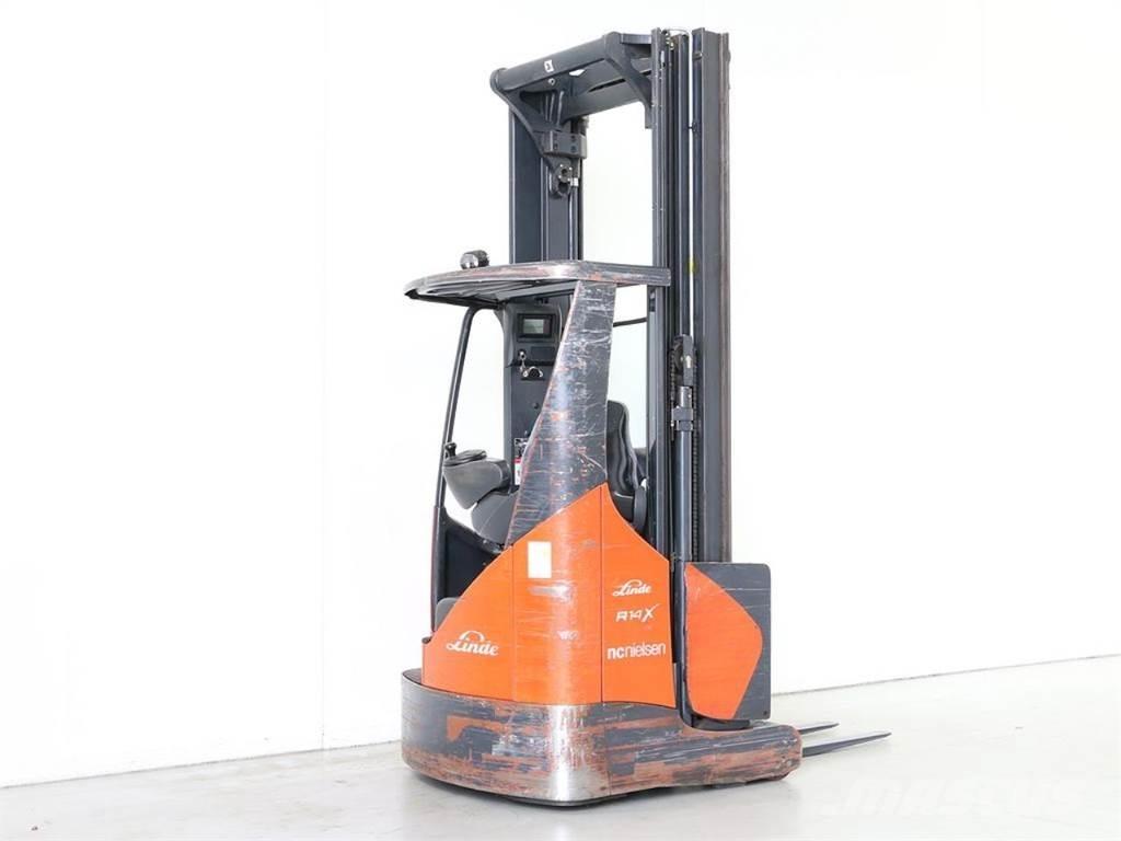 Linde R14X/116-02 Reach truck - depo içi istif araçları