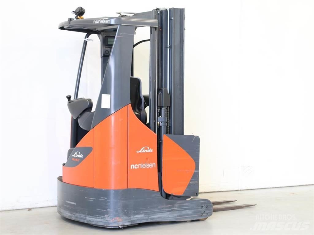 Linde R14X/116-03 Reach truck - depo içi istif araçları