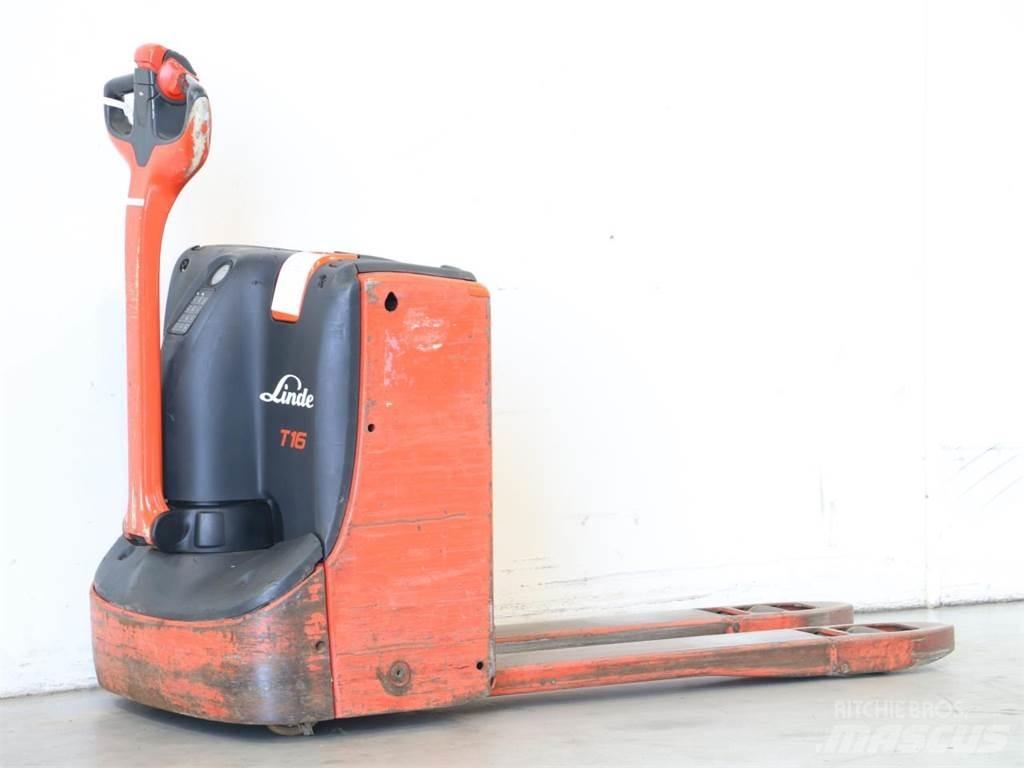 Linde T16/1152-00 Yaya kumandali istif makinasi