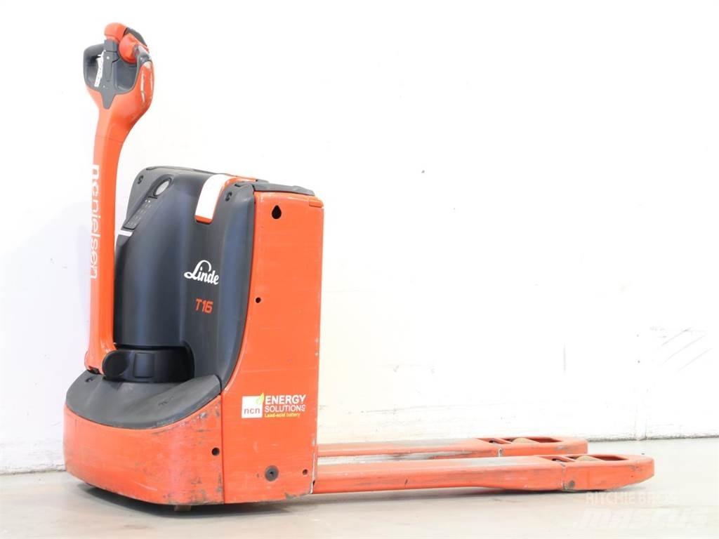 Linde T16/1152-02 Yaya kumandali istif makinasi