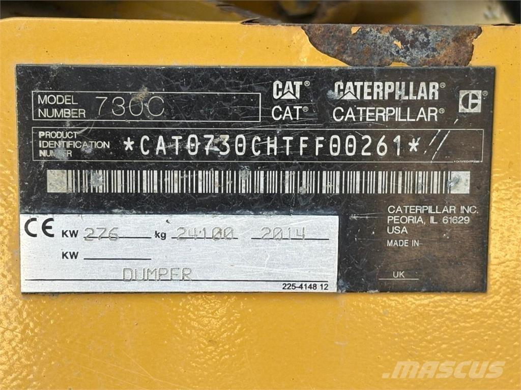 CAT 730 C Belden kirma kaya kamyonu
