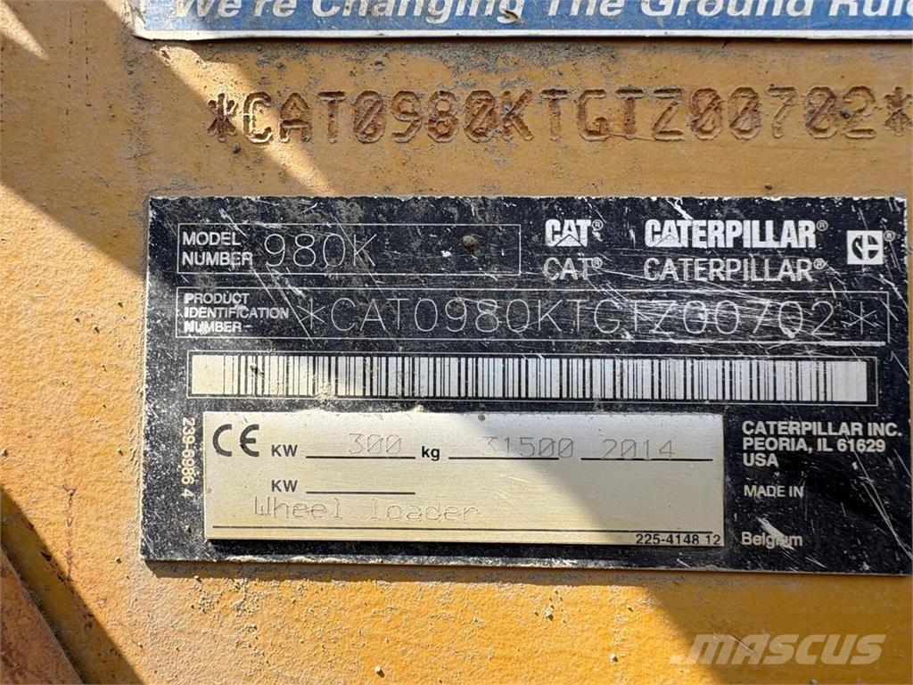 CAT 980 K Tekerlekli yükleyiciler
