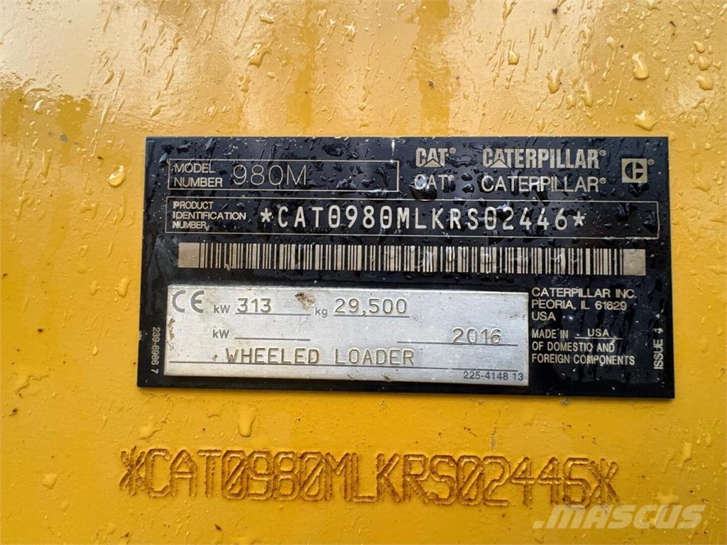 CAT 980 M Tekerlekli yükleyiciler