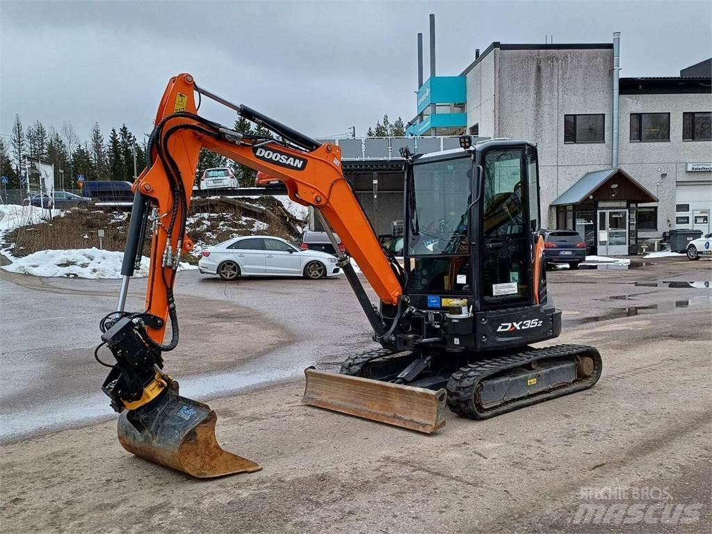 Doosan DX 35 Z Mini ekskavatörler, 7 tona dek
