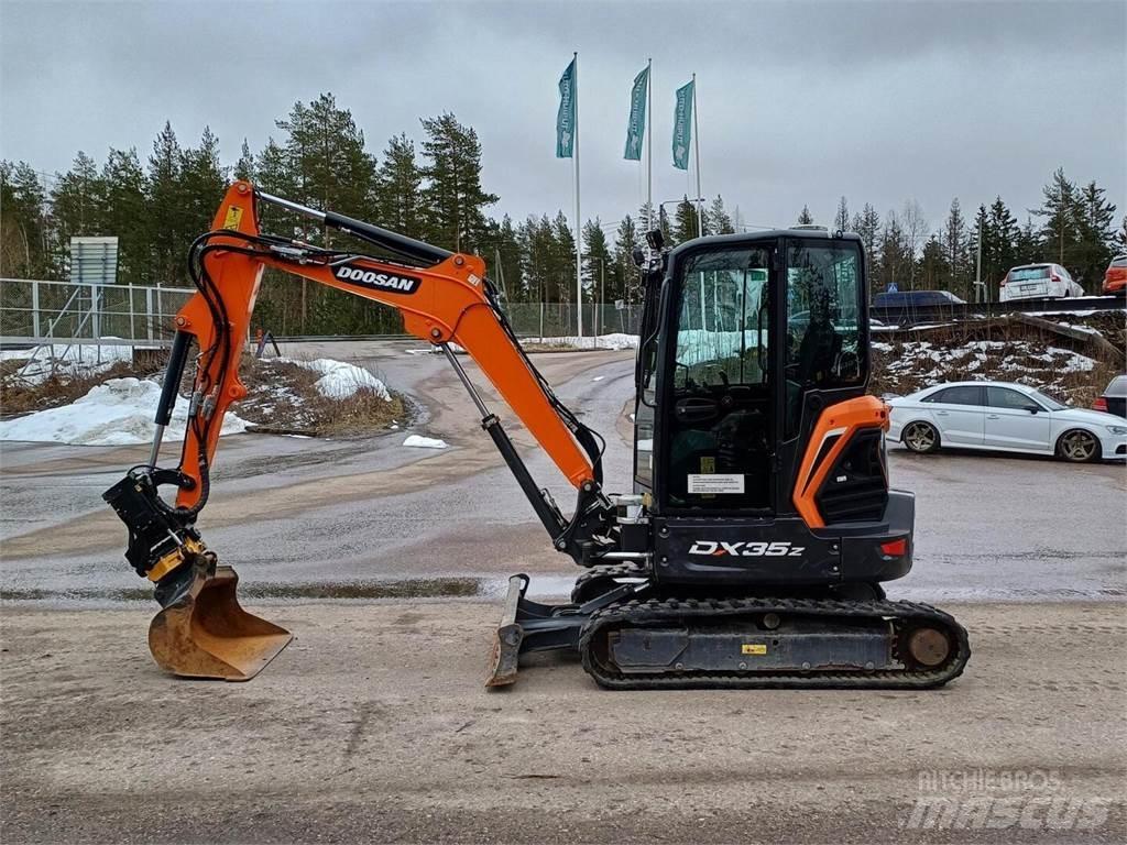 Doosan DX 35 Z Mini ekskavatörler, 7 tona dek