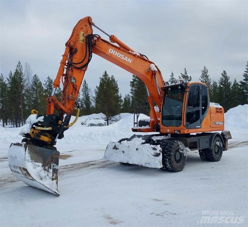 Doosan DX160W Paletli ekskavatörler