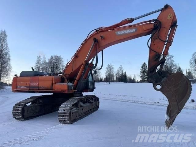 Doosan DX480LC Paletli ekskavatörler