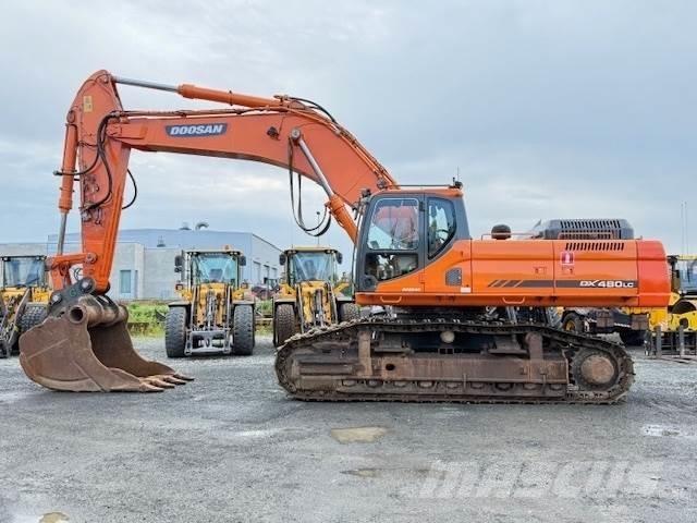 Doosan DX480LC Paletli ekskavatörler