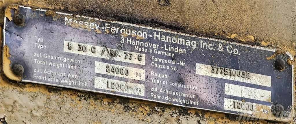 Hanomag 77C Tekerlekli yükleyiciler