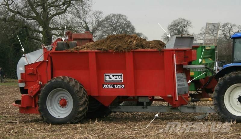 Hi-Spec Xcel 1250 Gübre dagitma tankerleri