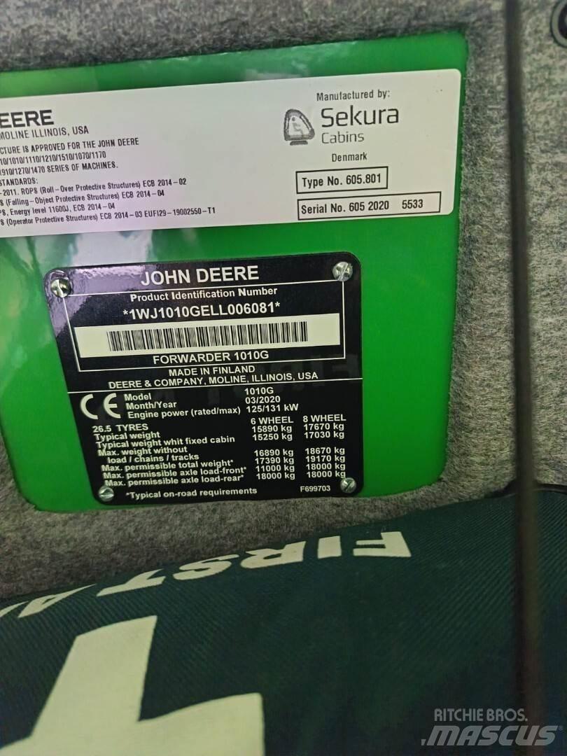 John Deere 1010G Tomruk yükleyici traktörler