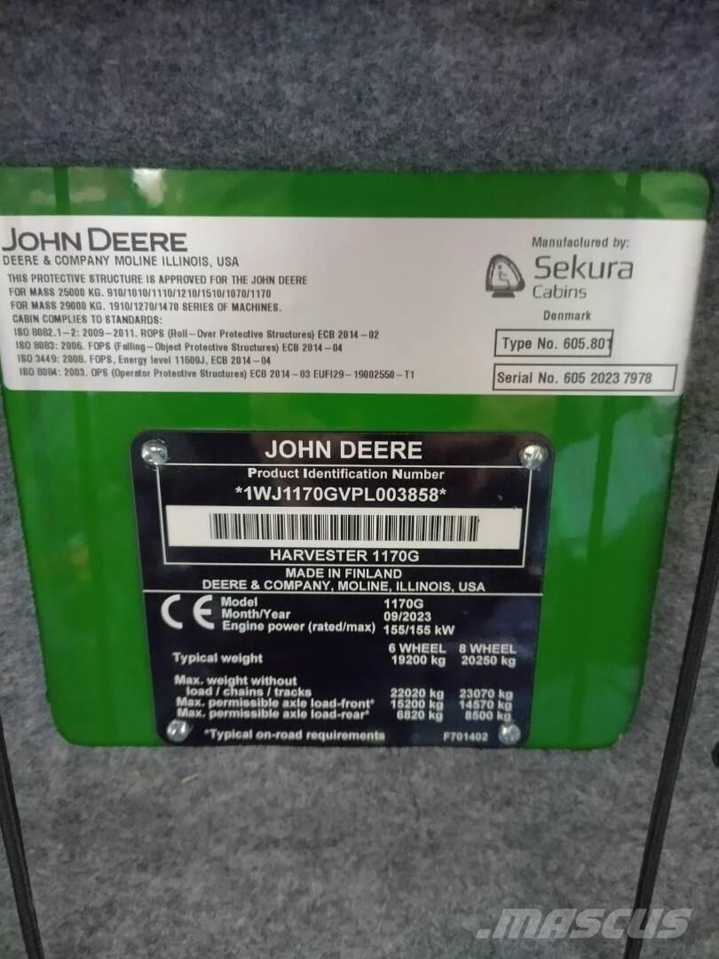 John Deere 1170G Biçerdöverler