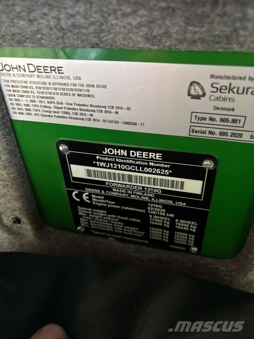 John Deere 1210G Tomruk yükleyici traktörler