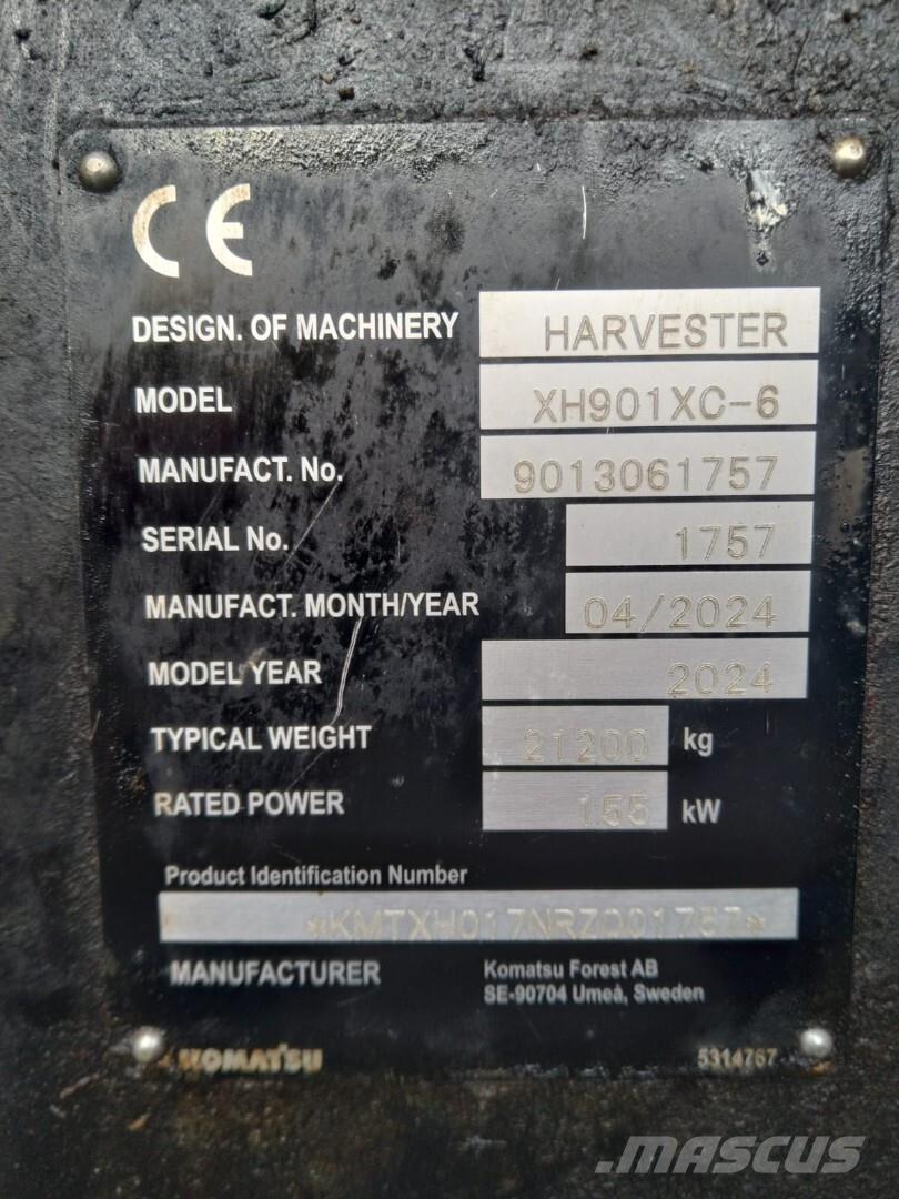 Komatsu 901 XC Biçerdöverler