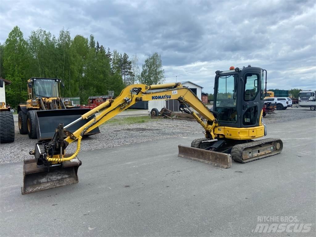 Komatsu PC 35MR-2 Mini ekskavatörler, 7 tona dek