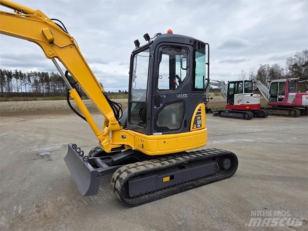 Komatsu PC50MR-2 Mini ekskavatörler, 7 tona dek