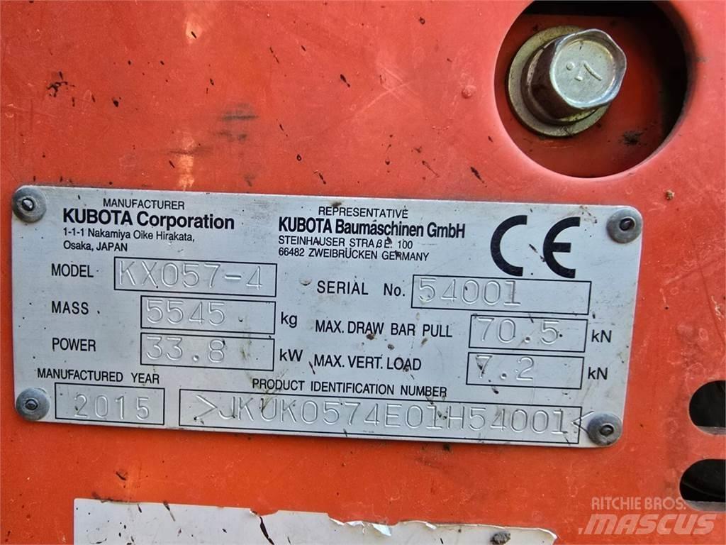 Kubota KX 057-4 Paletli ekskavatörler