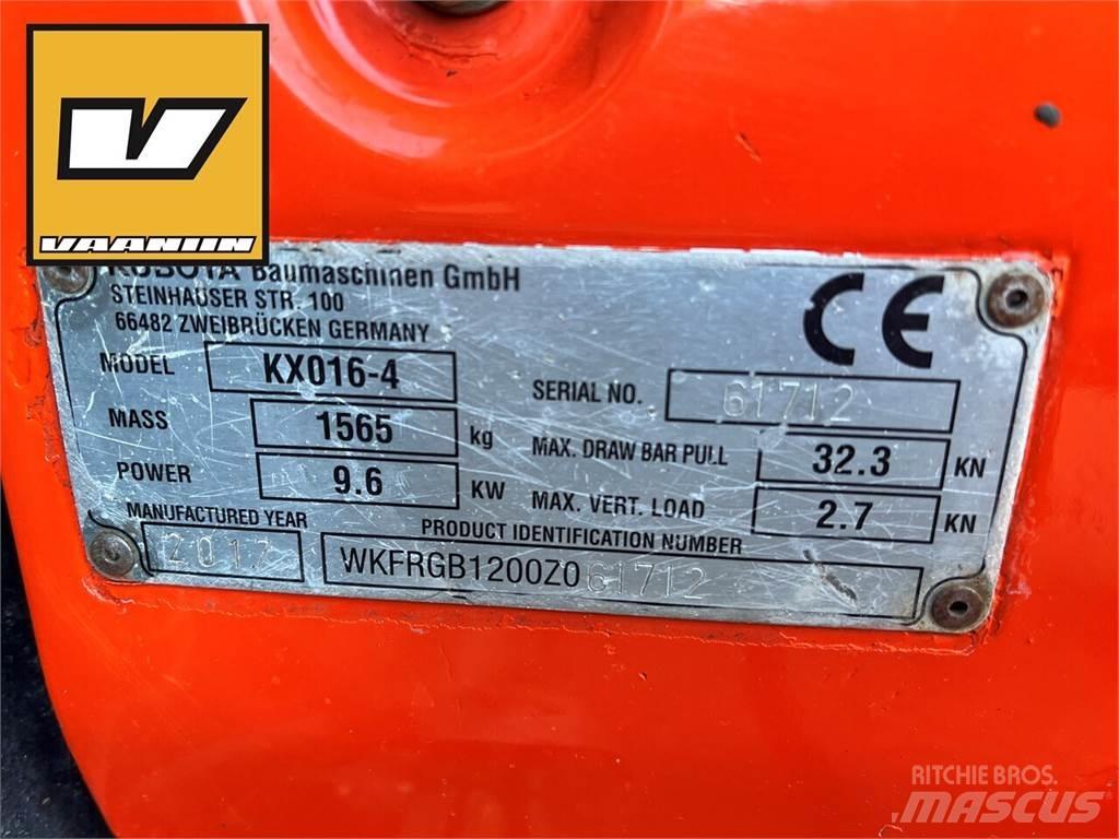 Kubota KX016-4 Mini ekskavatörler, 7 tona dek