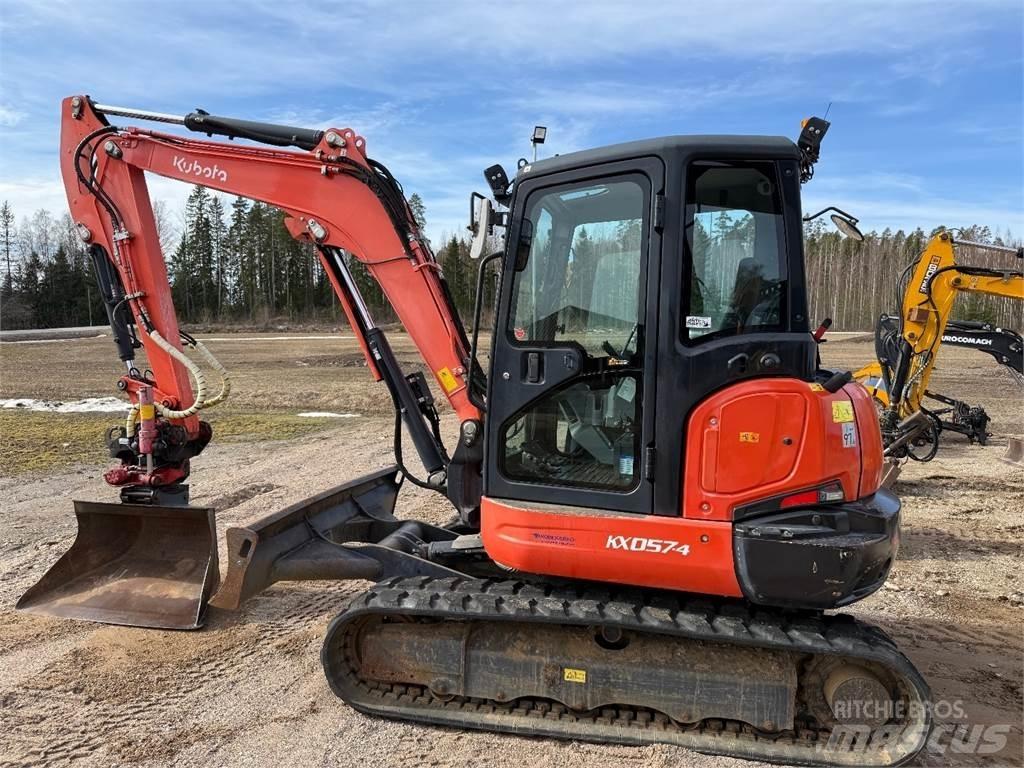 Kubota KX057-4 Mini ekskavatörler, 7 tona dek