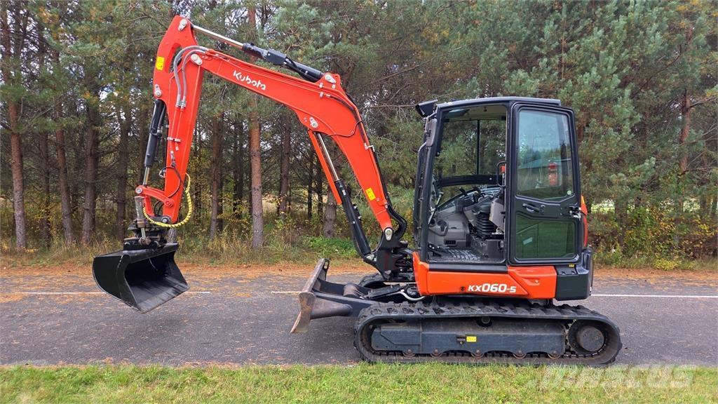 Kubota KX060-5 Mini ekskavatörler, 7 tona dek