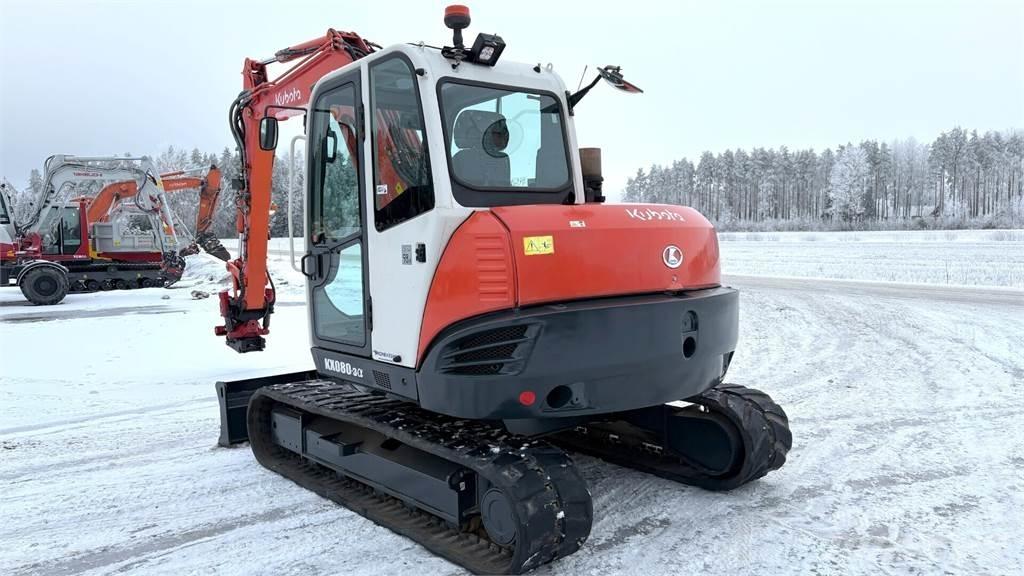 Kubota KX080-3 Midi ekskavatörler 7 - 12 t