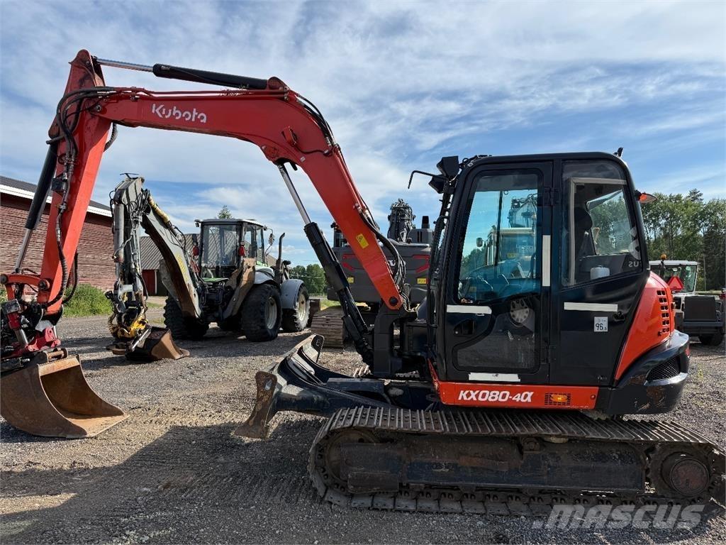 Kubota KX080-4 Midi ekskavatörler 7 - 12 t