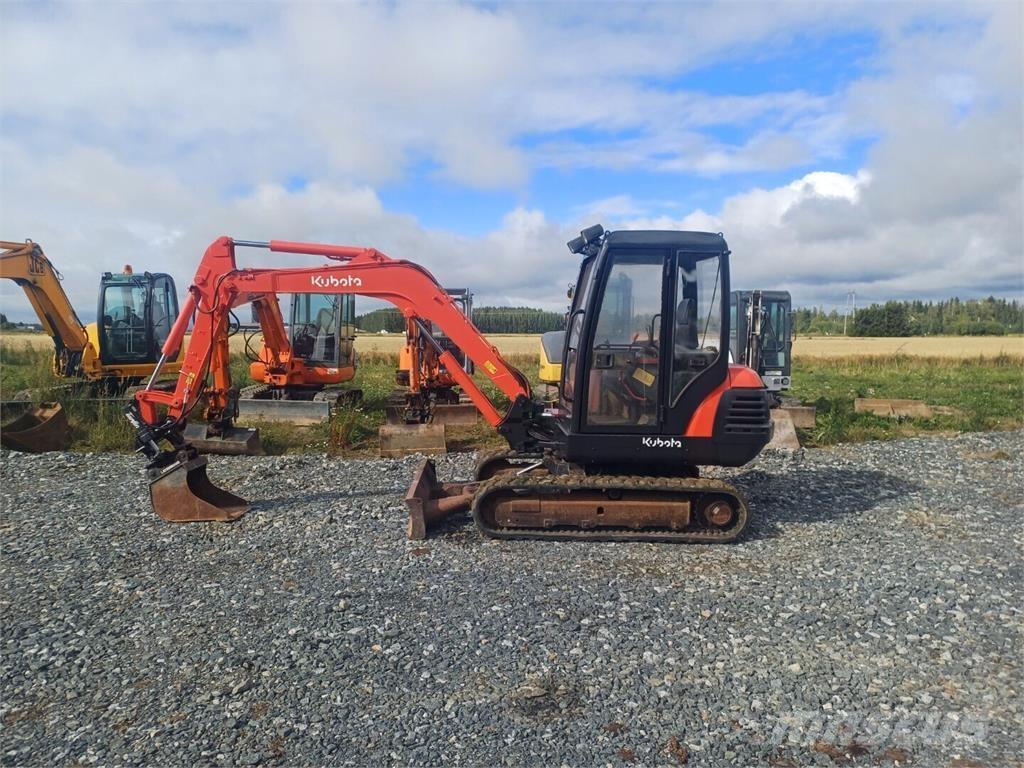 Kubota Kx121-2 Mini ekskavatörler, 7 tona dek