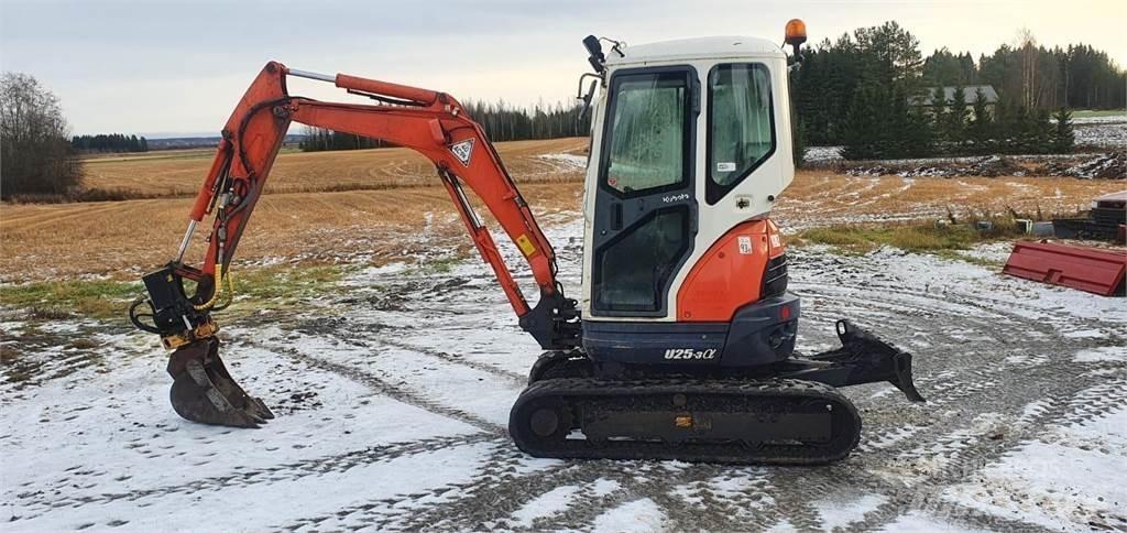 Kubota U25-3 Mini ekskavatörler, 7 tona dek