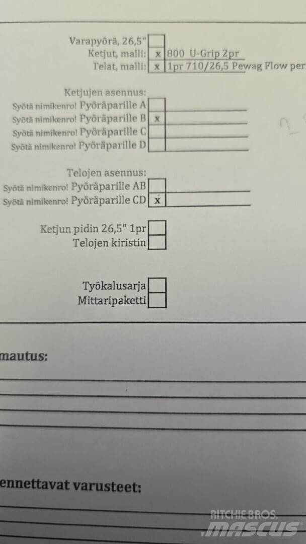 Ponsse Buffalo Tomruk yükleyici traktörler