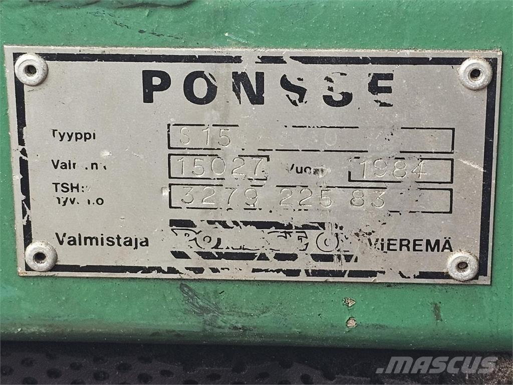 Ponsse S15 Tomruk yükleyici traktörler