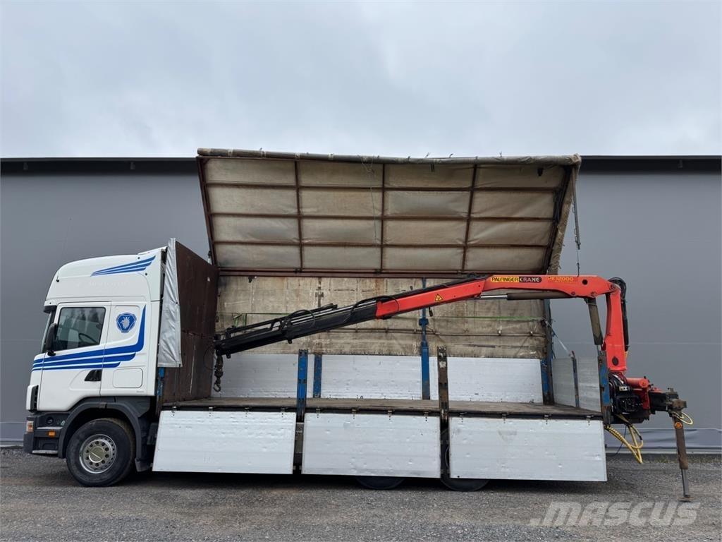 Scania 144G 6x2 Araç üzeri vinçler