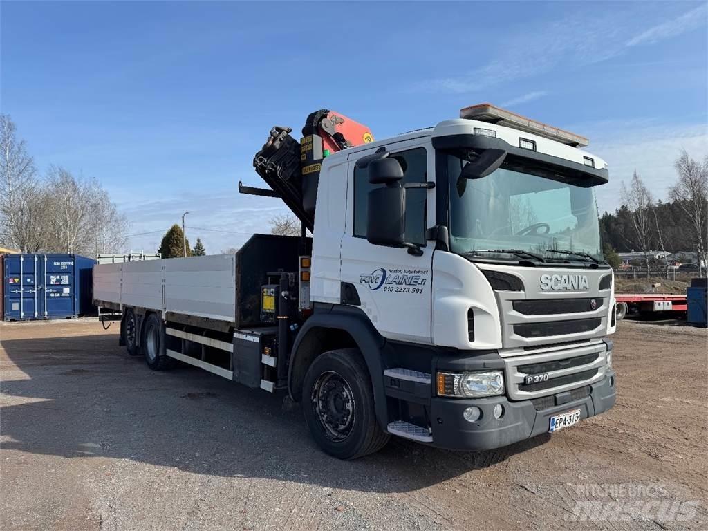 Scania P370 Araç üzeri vinçler