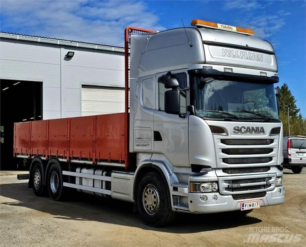 Scania R520 6x2 Flatbed kamyonlar