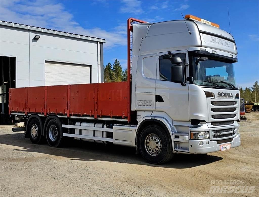 Scania R520 6x2 Flatbed kamyonlar